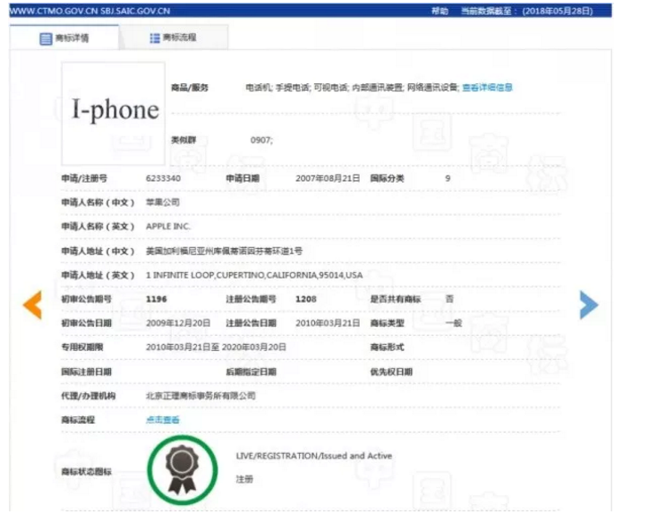 蘋果公司又買了一枚商標(biāo)，這次出了多少錢？