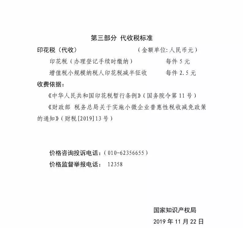 國知局：最新專利申請(qǐng)收費(fèi)及商標(biāo)注冊(cè)收費(fèi)標(biāo)準(zhǔn) 