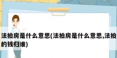 法拍房是什么意思(法拍房是什么意思,法拍的錢(qián)歸誰(shuí))
